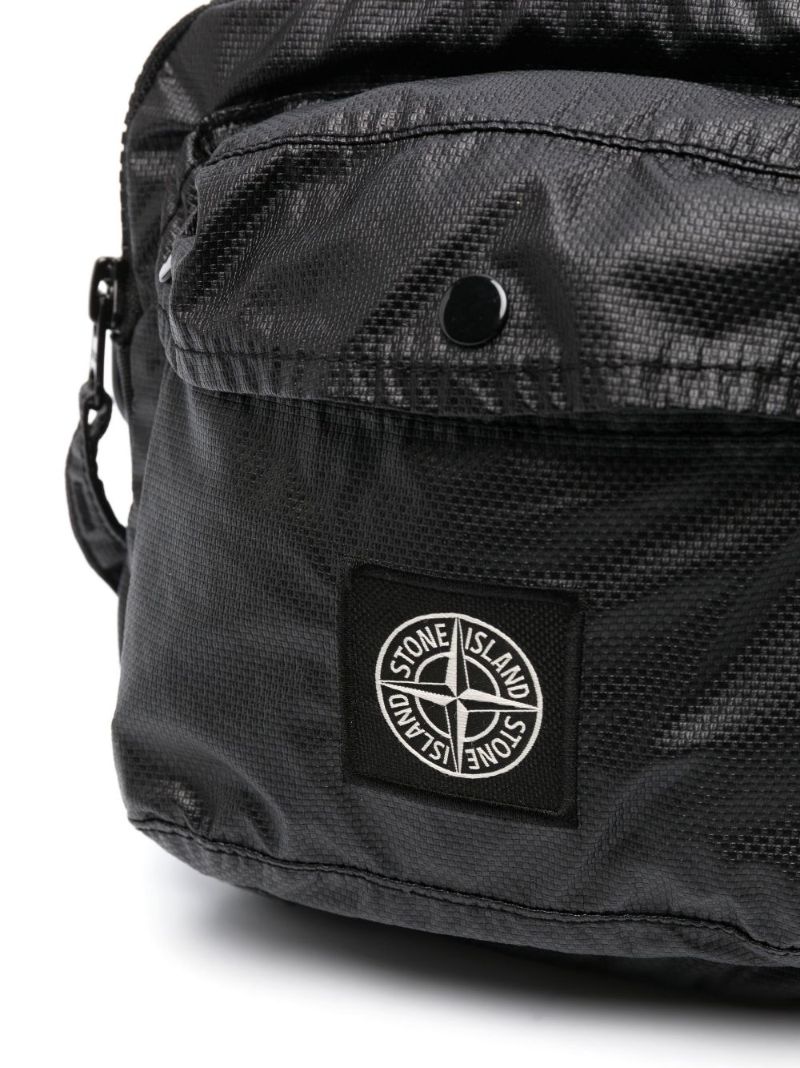 Black Pouch Messenger Bag