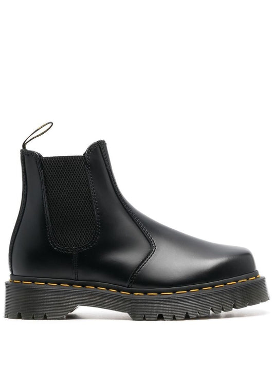 Black Bex Leather Chelsea Boots
