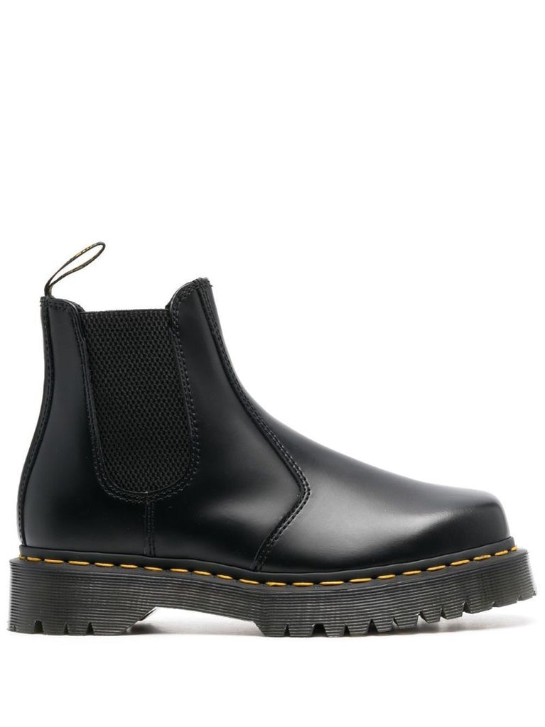 Black Bex Leather Chelsea Boots