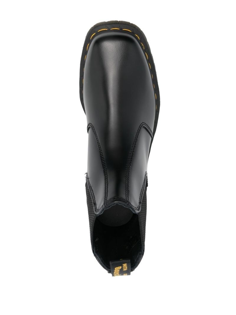 Black Bex Leather Chelsea Boots