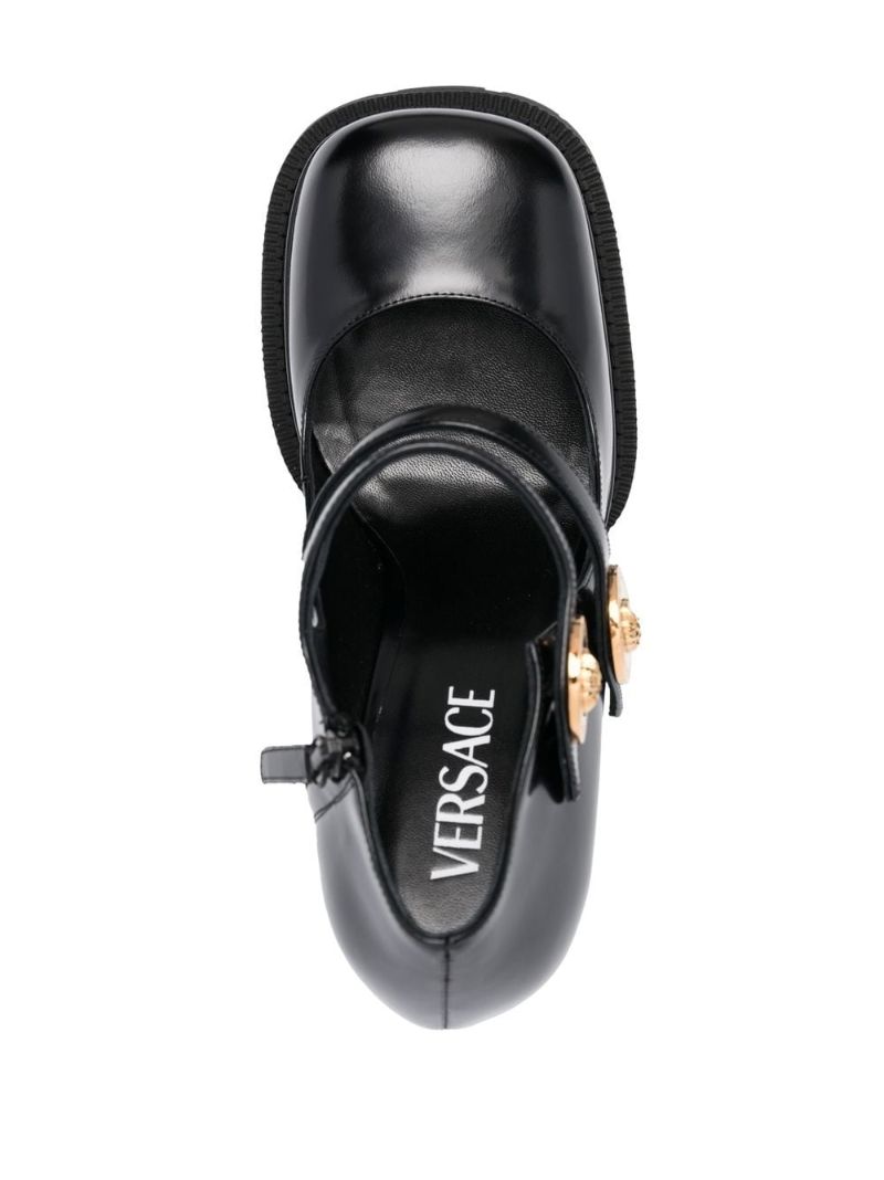 Black Medusa 170 Platform Pumps