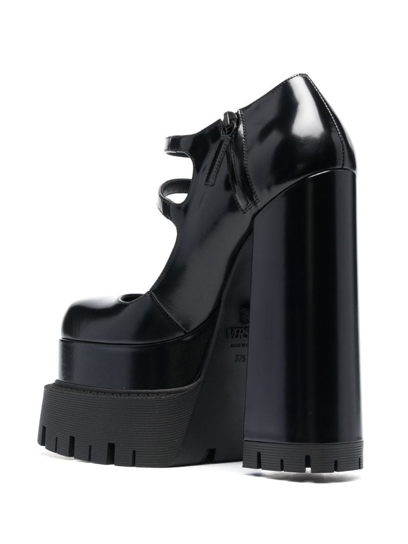 Black Medusa 170 Platform Pumps