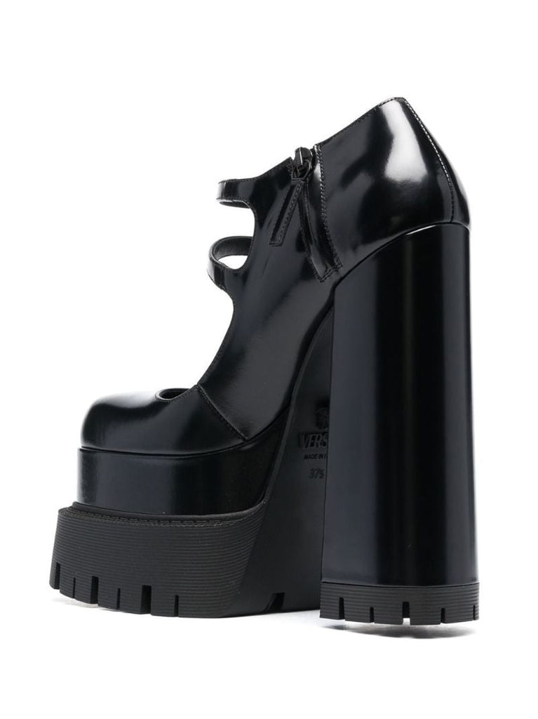 Black Medusa 170 Platform Pumps