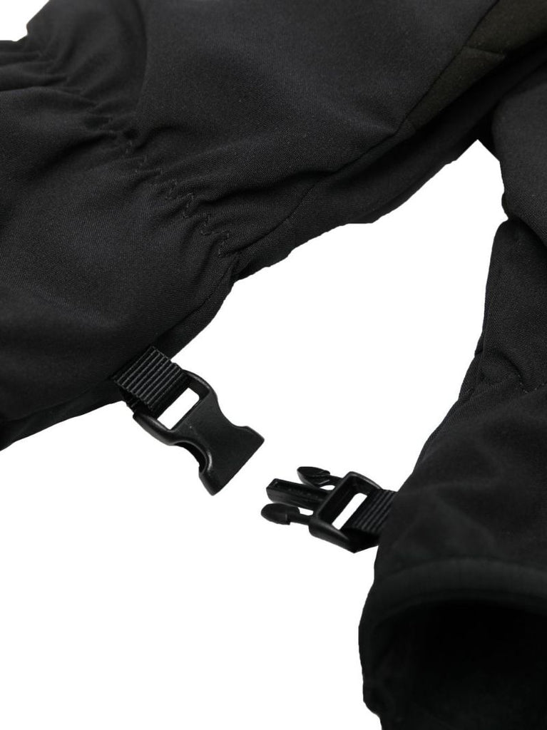 Black Logo-embroidered Gloves