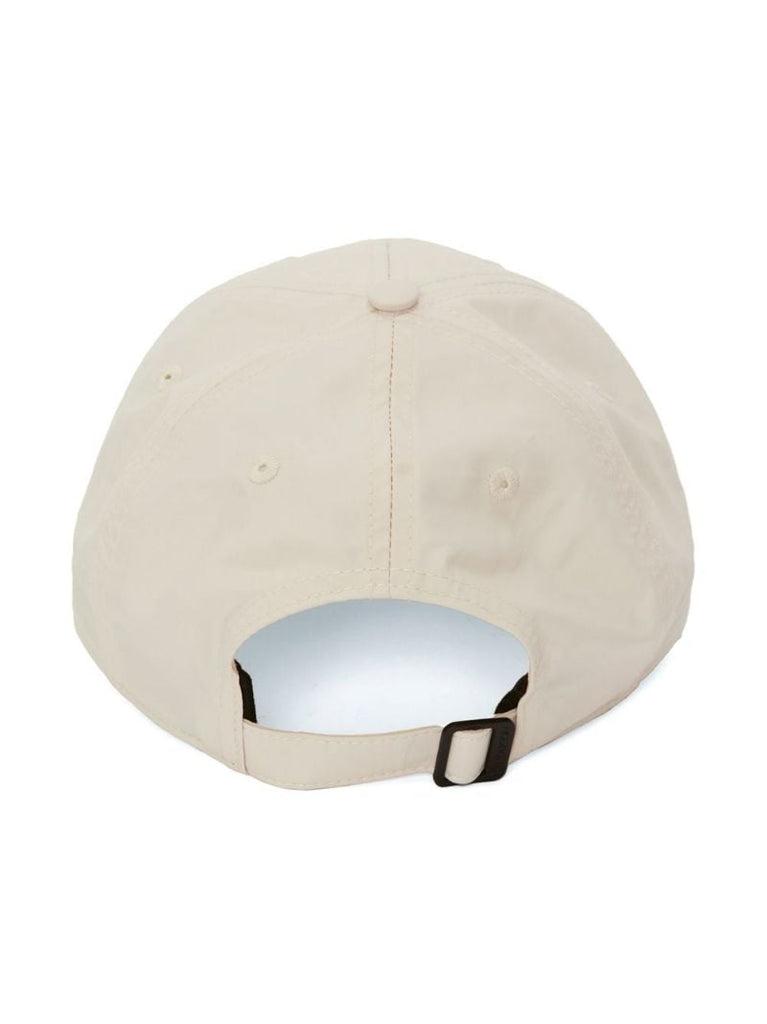 White Apple Print Baseball Cap