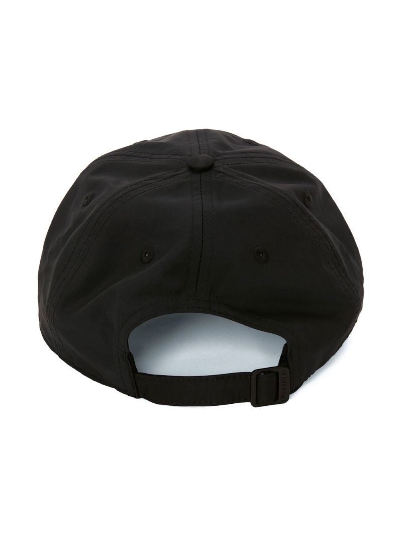 Kids Black Anchor Logo Baseball Cap