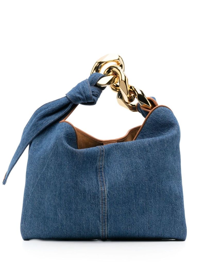 Blue Denim Shoulder Bag