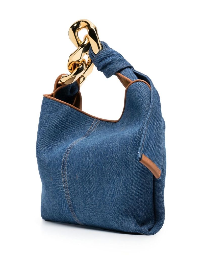 Blue Denim Shoulder Bag