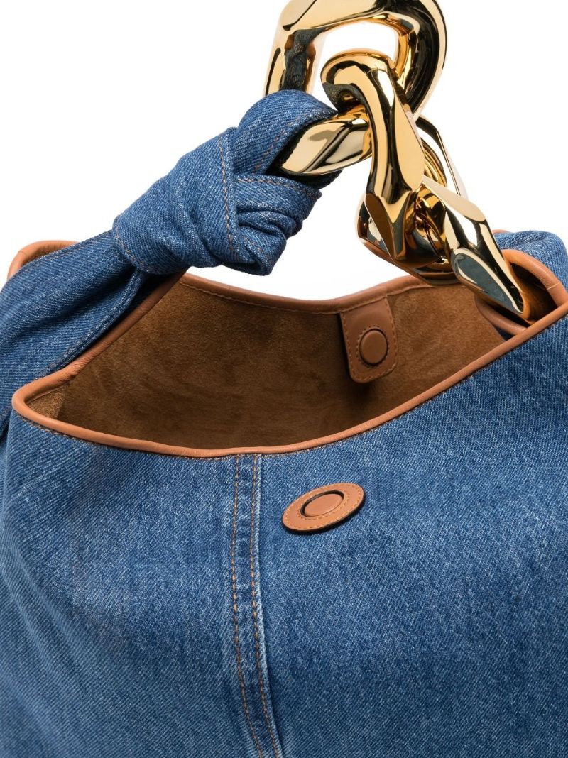 Blue Denim Shoulder Bag