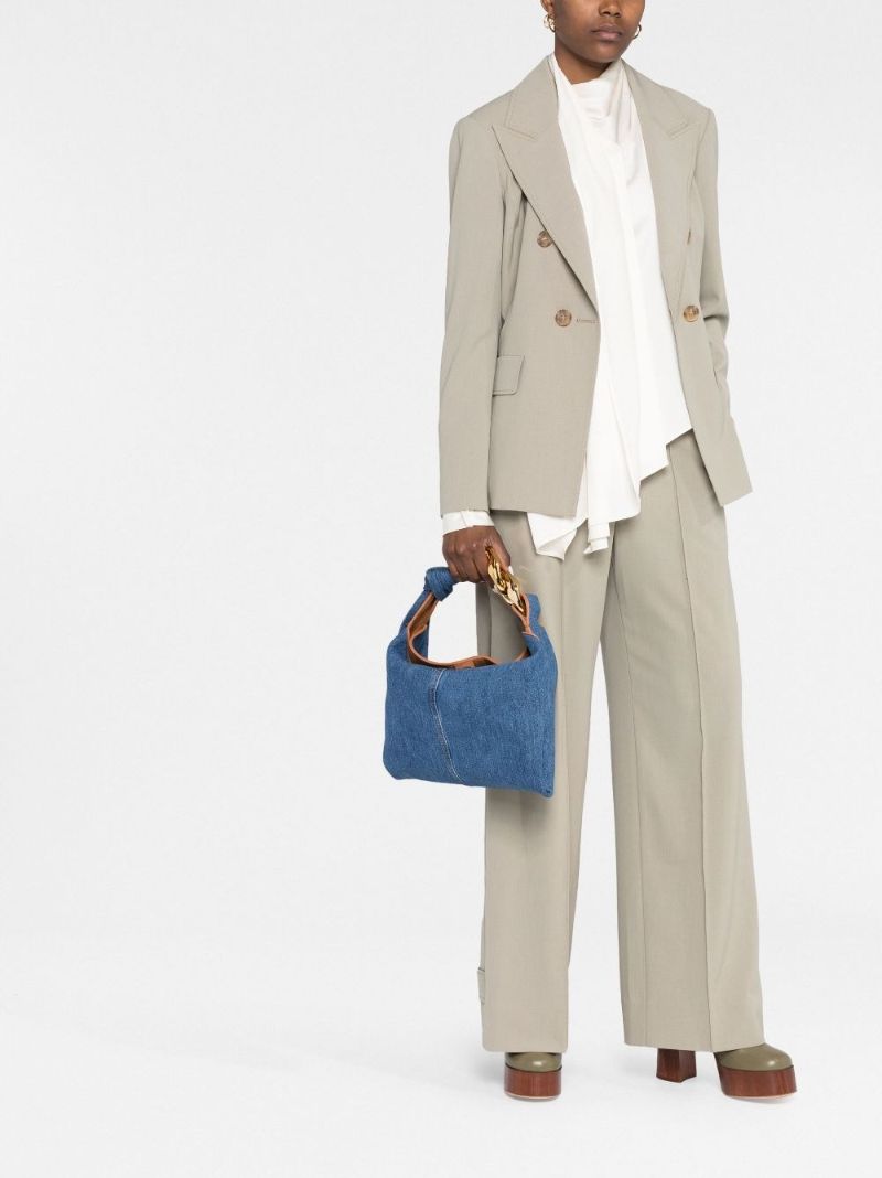 Blue Denim Shoulder Bag