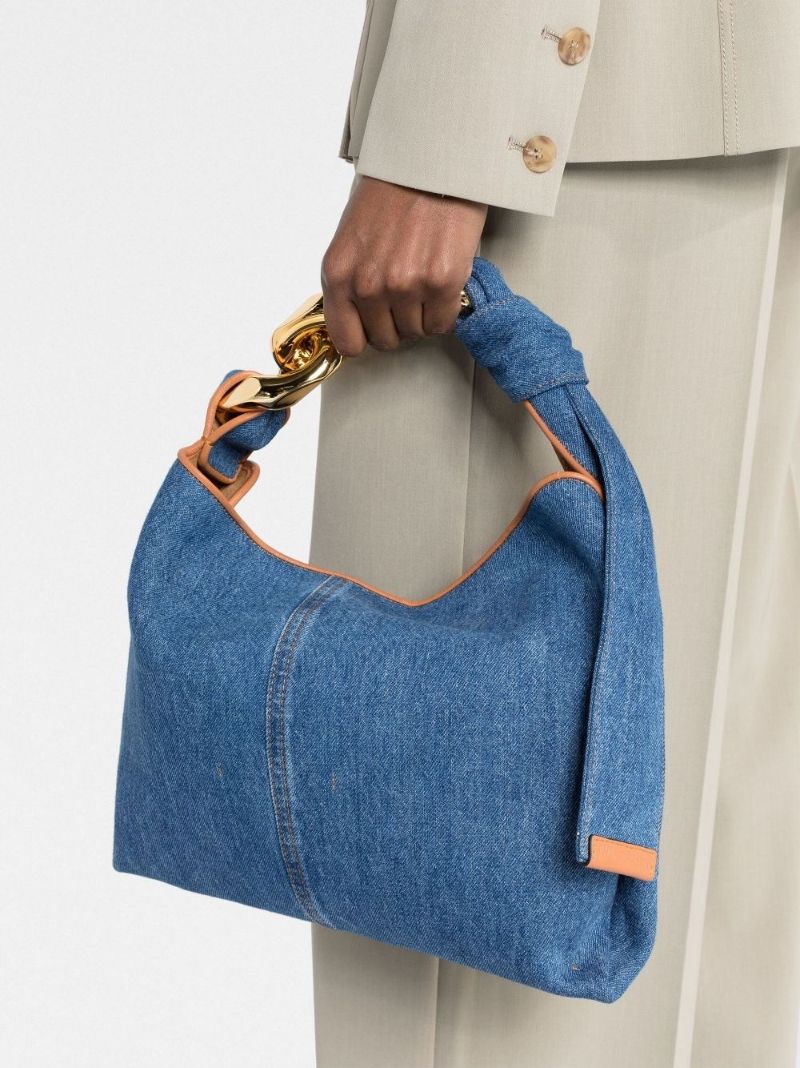 Blue Denim Shoulder Bag