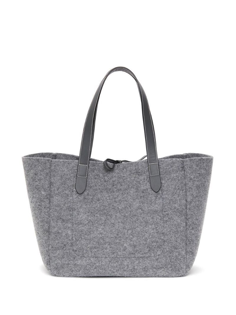 Grey Anchor Logo Tote Bag