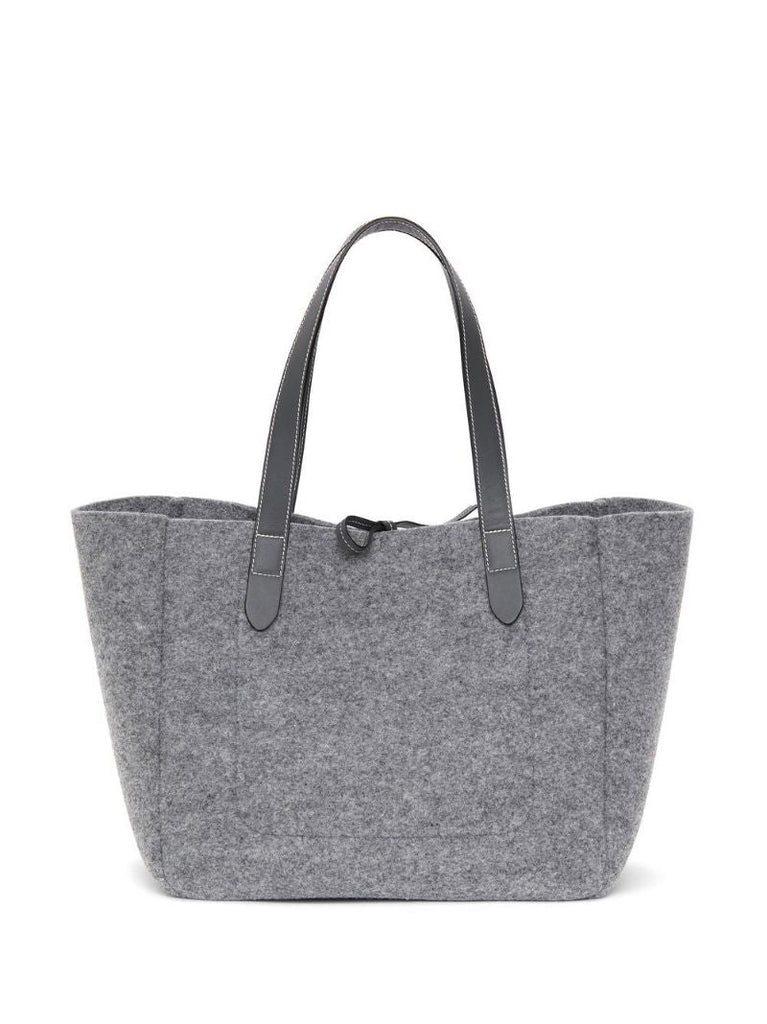 Grey Anchor Logo Tote Bag
