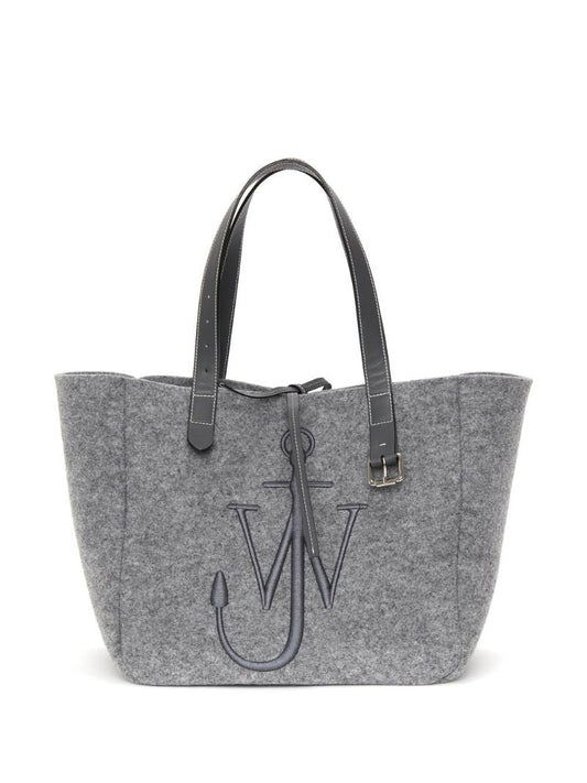 Grey Anchor Logo Tote Bag