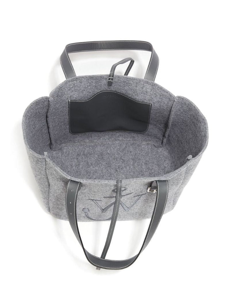 Grey Anchor Logo Tote Bag