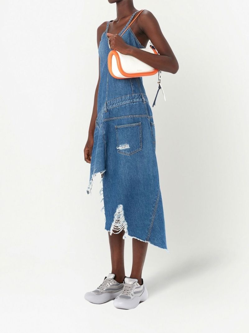 Orange Bumper-15 Leather Shoulder Bag