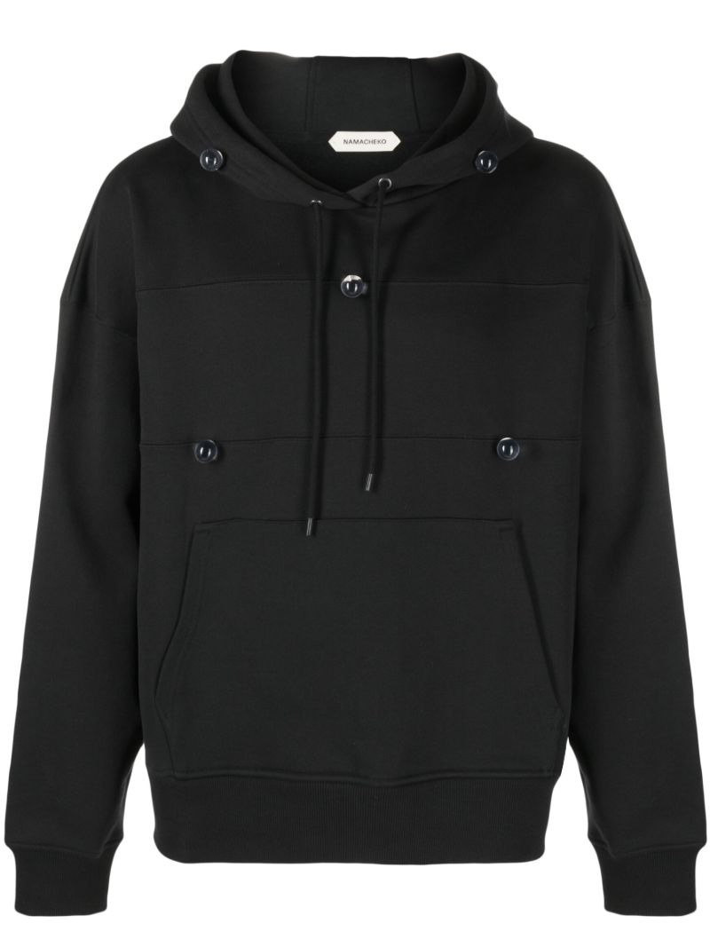 Black Viyan Organic Cotton Hoodie