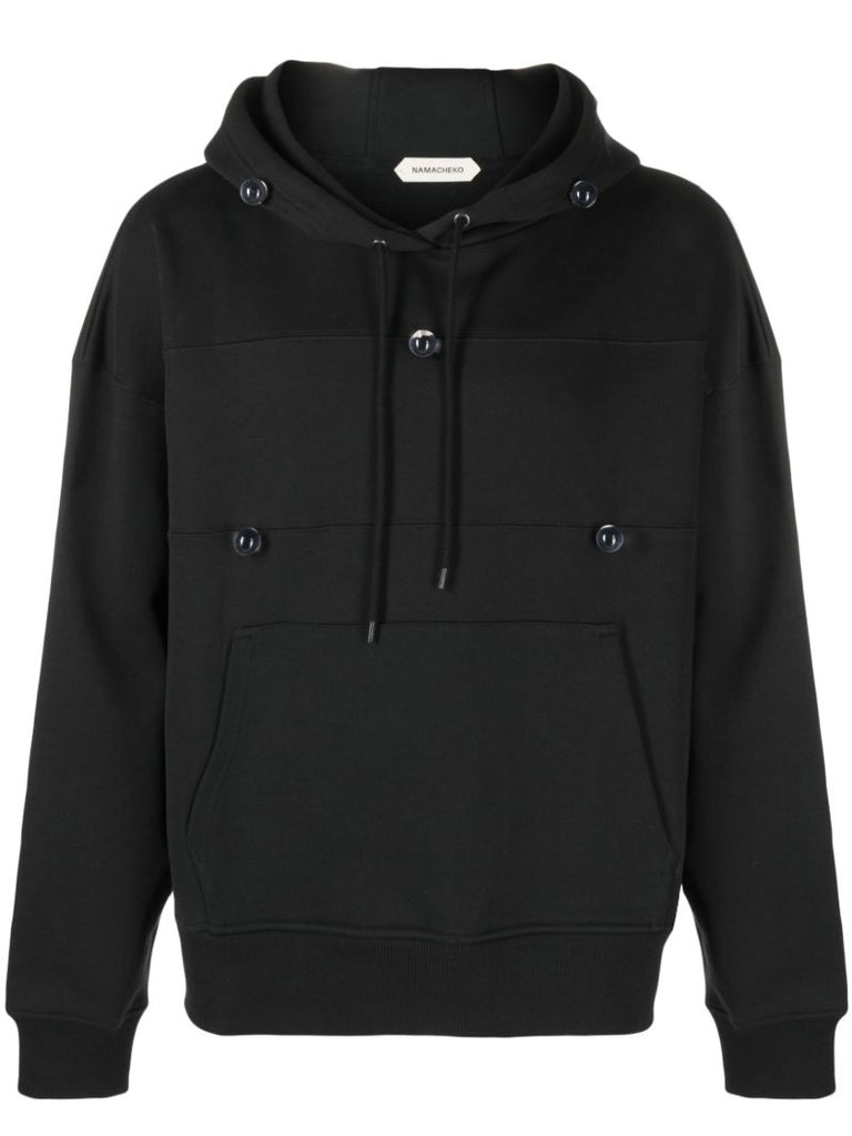 Black Viyan Organic Cotton Hoodie