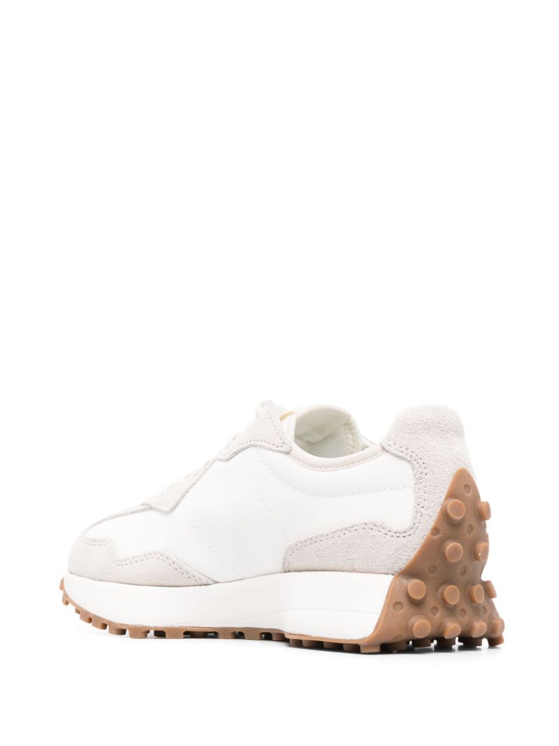 Grey 327 Panelled Low Top Sneakers
