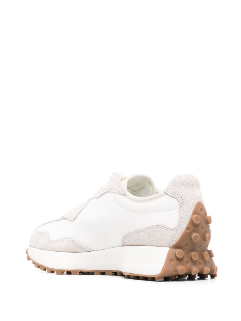 Grey 327 Panelled Low Top Sneakers
