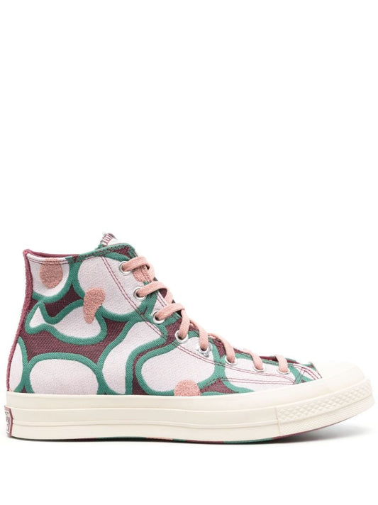 Purple Chuck 70 Pattern Pop High-top Sneakers