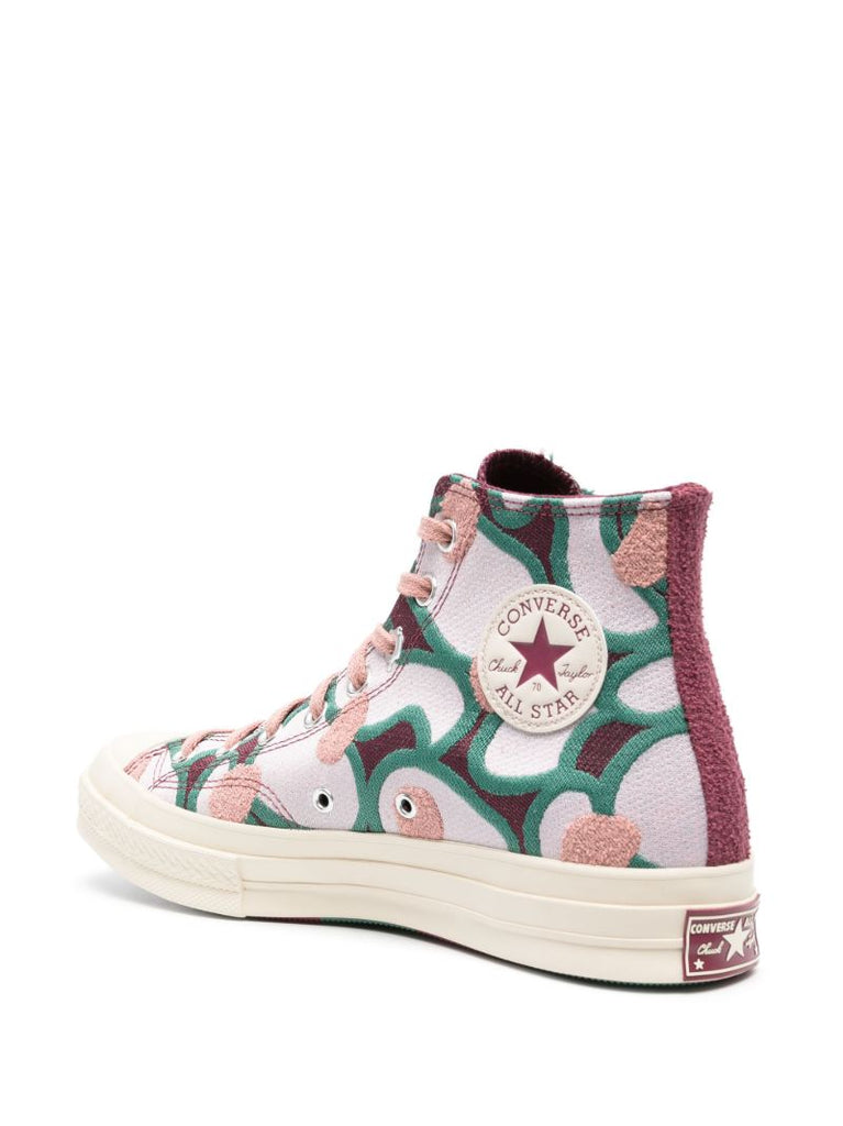 Purple Chuck 70 Pattern Pop High-top Sneakers