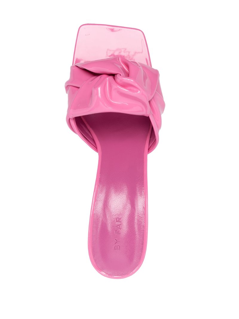 Pink Lamar 70 Leather Mules