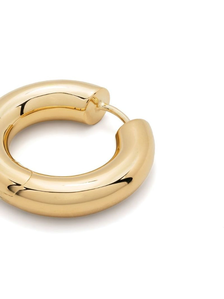 Gold-plated Chunky Hoops Medium Hoop Earrings