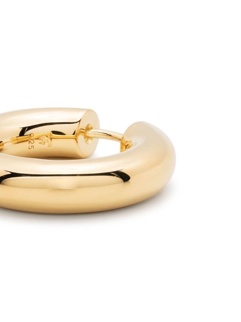 Gold-plated Chunky Hoops Medium Hoop Earrings