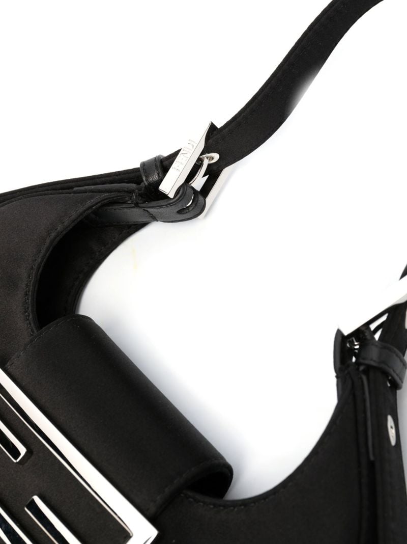Black Cookie Satin Mini Bag