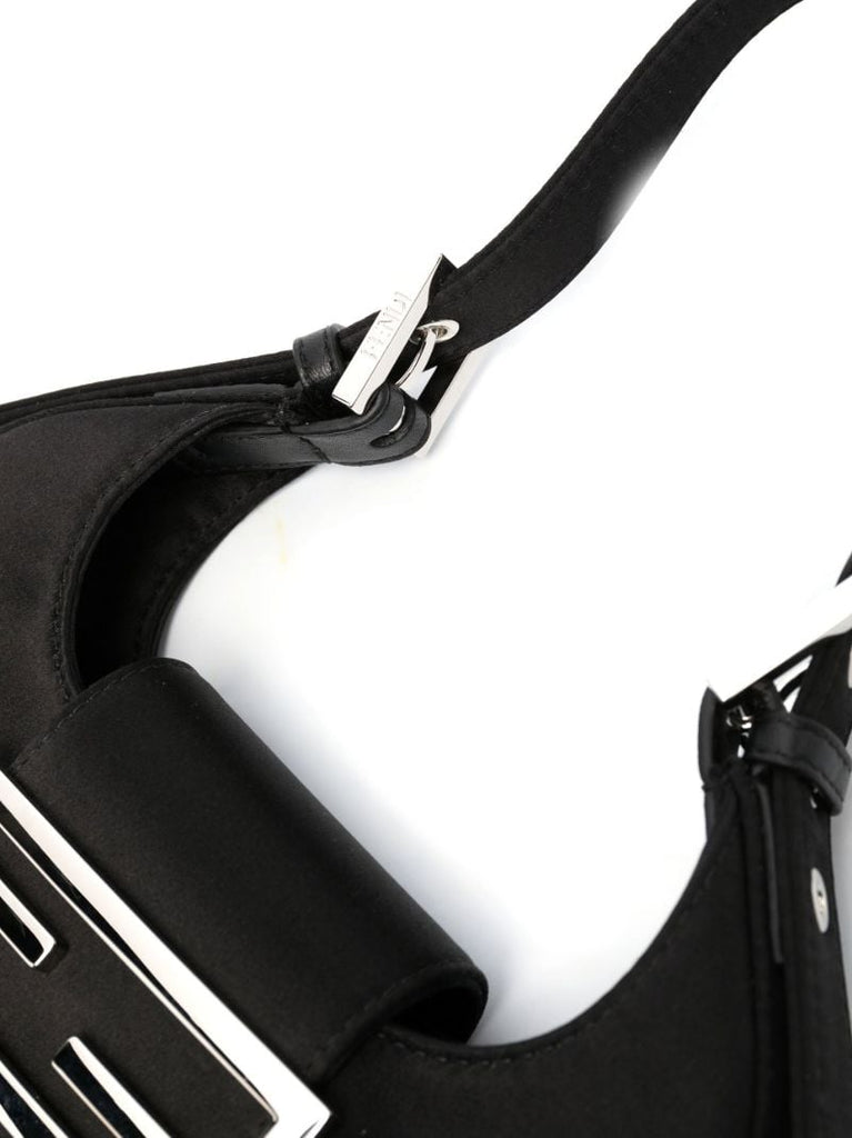 Black Cookie Satin Mini Bag