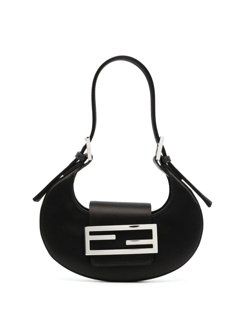 Black Cookie Satin Mini Bag