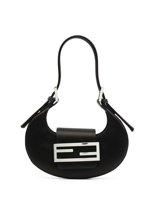 Black Cookie Satin Mini Bag