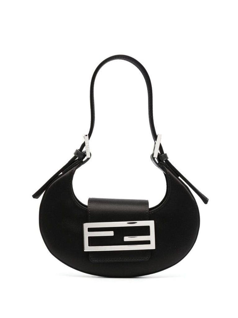 Black Cookie Satin Mini Bag