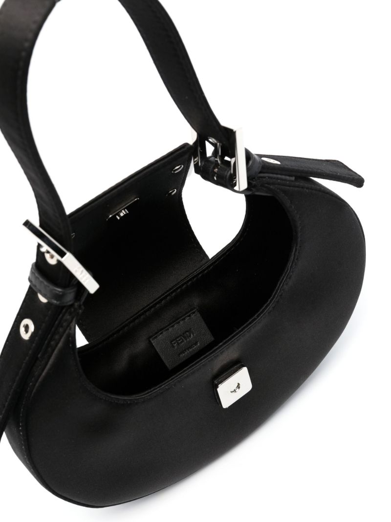 Black Cookie Satin Mini Bag