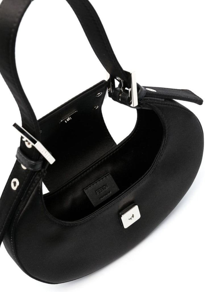 Black Cookie Satin Mini Bag