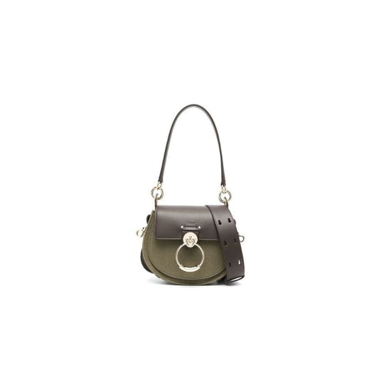 Green Tess Small Linen Cross Body Bag
