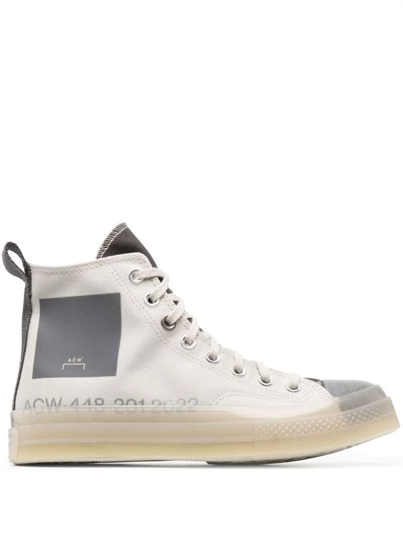 X A-cold-wall* Grey Chuck 70 High-top Sneakers