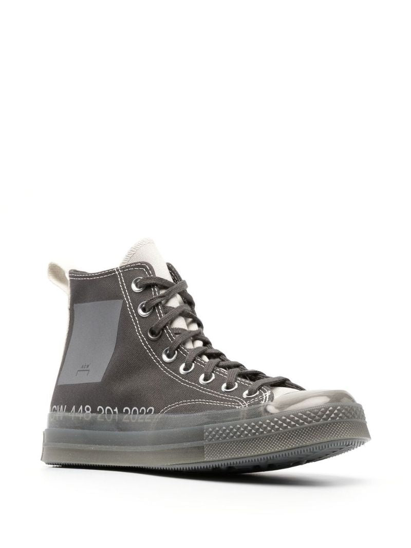 X A-cold-wall* Grey Chuck 70 High-top Sneakers