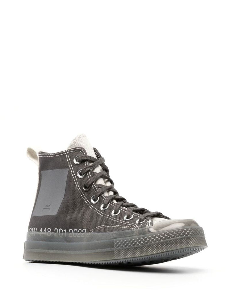 X A-cold-wall* Grey Chuck 70 High-top Sneakers