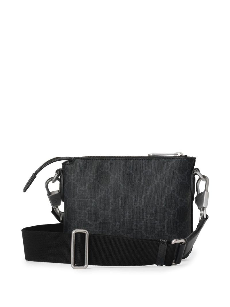 Black Interlocking G Messenger Bag