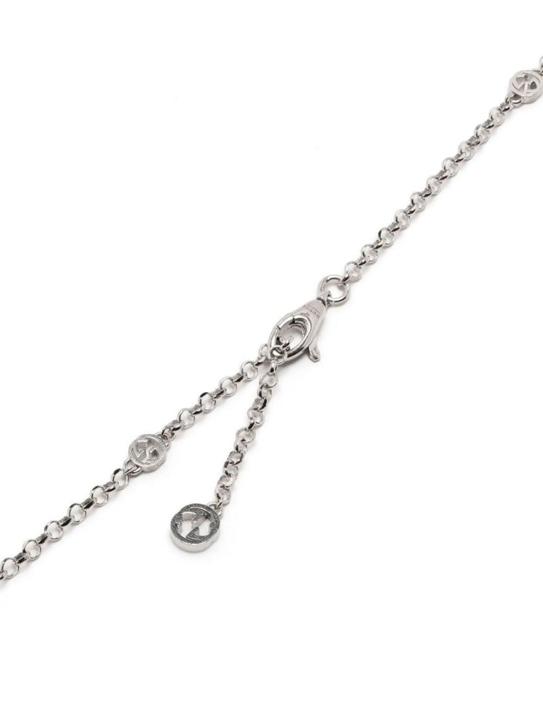 Sterling Silver Interlocking G Necklace