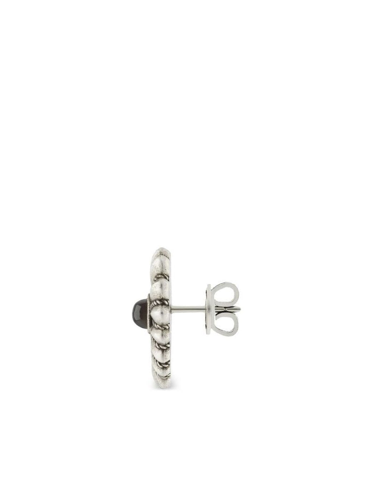 Sterling Silver Interlocking Heart Earrings