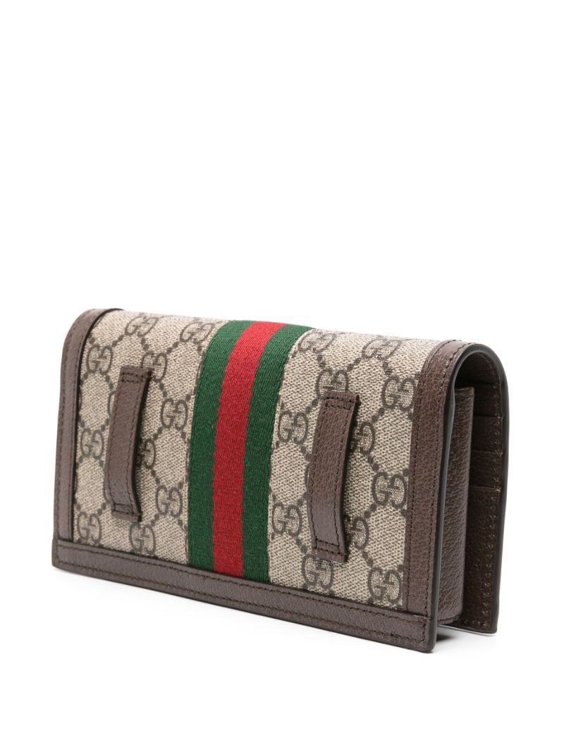 Neutral Ophidia Gg Supreme Shoulder Bag