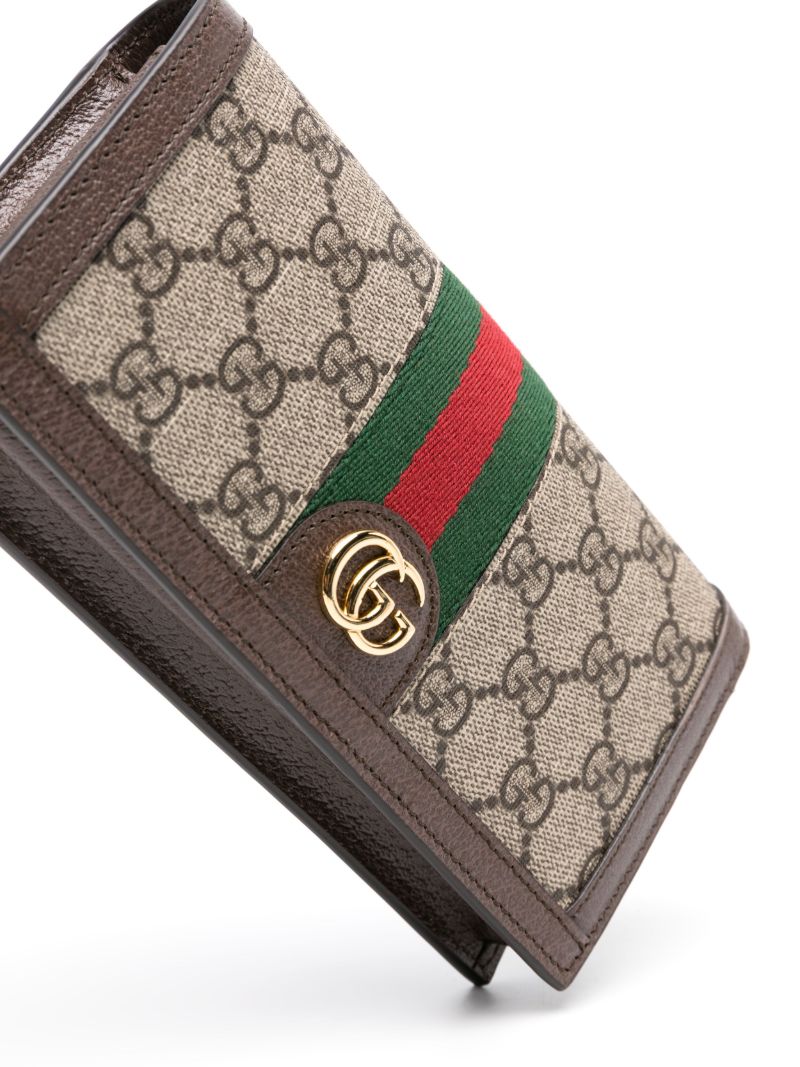 Neutral Ophidia Gg Supreme Shoulder Bag