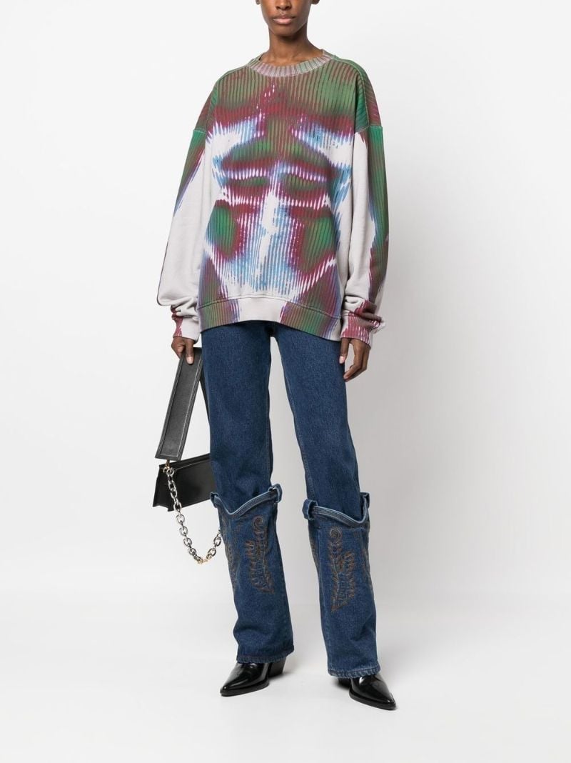Blue Cowboy Straight-leg Jeans