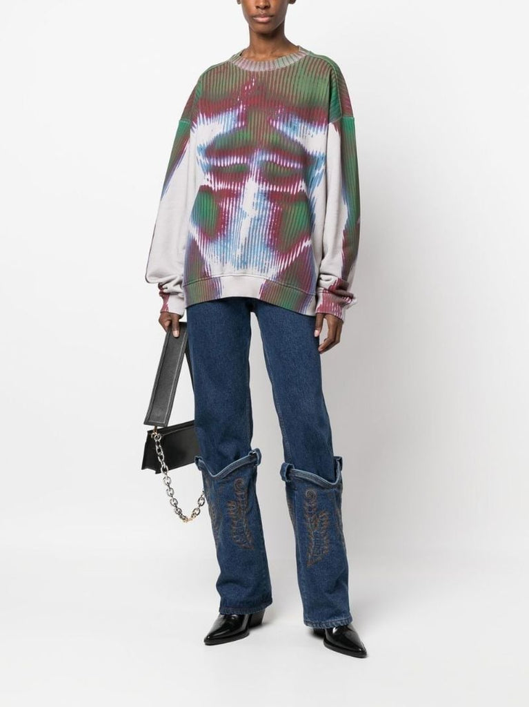 Blue Cowboy Straight-leg Jeans