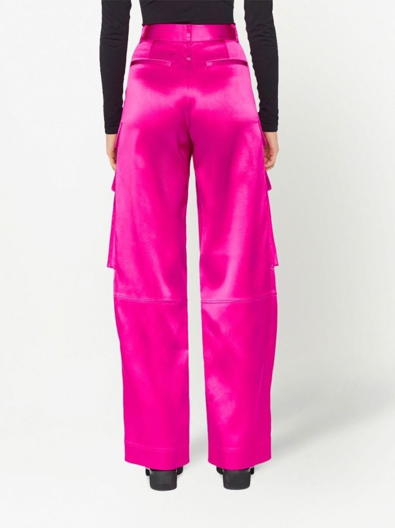 Pink Cargo Style Trousers