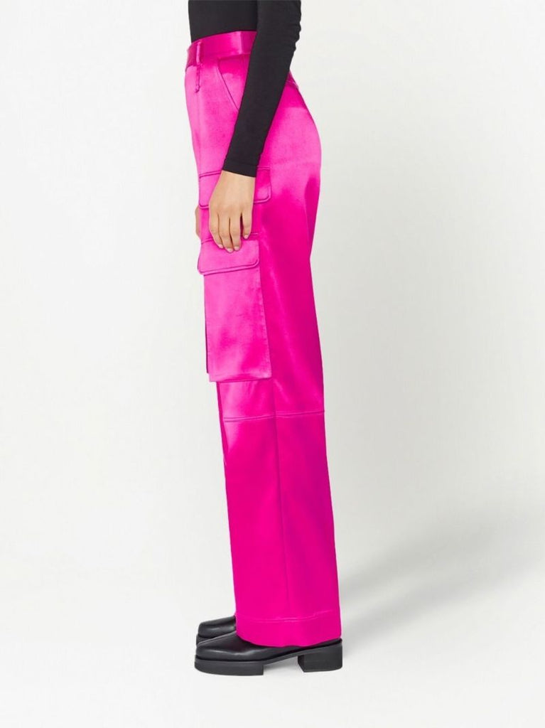 Pink Cargo Style Trousers