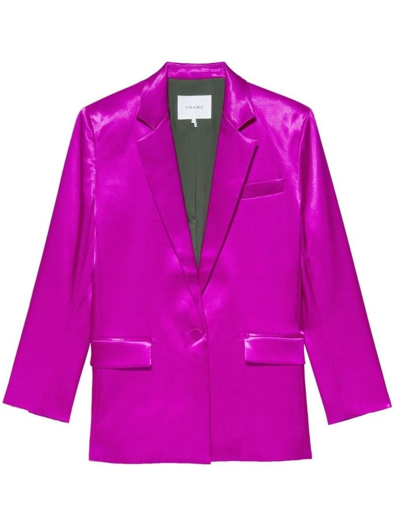 Pink Single-breasted Blazer